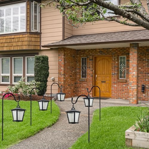 24 Pcs 24 Inch Shepherd Hook for Outdoor Adjustable Bird Feeder Pole - Image 4