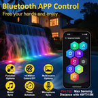 T-SUN Pond Lights LED Underwater 16M Colors with App and Remote 12 Pack - Image 4