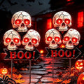 Halloween Decorations Outdoor Scary Skeleton Yard Stakes Solar Lights 2Pack by ZNYCYE