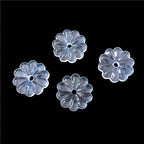 Chandelier Crystal Prisms Pendants 100pcs 16/18/20/22mm Clear R_osette Flower Bead Crystal Prisms Pendant Crystals Lighting Lamp Replacement Parts (Color : 25mm) - Image 5
