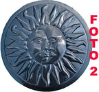 Concrete Mold Sun and Moon Plaster Concrete Stepping Stone Garden Path Decor (S11) - Image 2