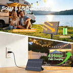 77FT Solar String Lights, Remote & USB Port, Outdoor Waterproof - Image 7