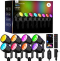 APPECK Landscape Lighting, RGBW Spotlights with APP Control,8 Pack by APPECK