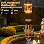 Butterfly Solar Wind Chimes for Outside, Gifts for Mom Women Grandma Birthday Memorial Teacher, 32" Windchimes Outdoor Decor Hanging Solar Lantern for Garden Porch Patio Backyard - Image 5