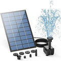 Submersible Sump Pump Water Pump, Solar Water Pump Fountain For Garden Swimming Pool Pond Outdoor Solar Panel Fountain Floating Fountain Garden Decoration Transfer Pump (Color : 2.5W) by Unknown