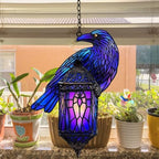 Gothic Halloween Raven Autumn Acrylic Suncatcher - Image 4