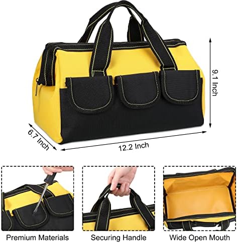 Silkfly 13 Inch 8 Pcs Tool Bags for Men,Waterproof Tools Organizer Bag - Image 2