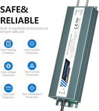 LED Power Supply 200W: AC90-130V to 24V DC 8.3A IP67 - Image 4