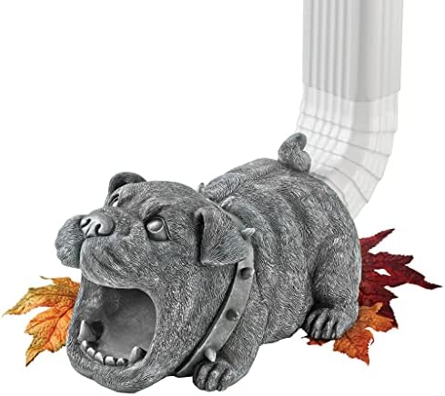 Design Toscano Butch the Bulldog Gutter Guardian Downspout Statue - Image 6