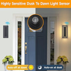 Dusk to Dawn Outdoor Wall Light,Exterior Light Fixtures 15.7 in,24W - Image 2
