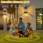16” Motion Sensor Modern Exterior Light Bronze Outside Porch Lights - Image 6