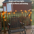 Outdoor Decorative Patio String Lights, Beaded Copper Wire Ball Style Lantern Lights, Connectable Weather-Resistant Indoor Outdoor Novelty Whimsical Light for Home Pergola Bedroom Porch Party Backyard - Image 5