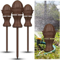 Tandefio 3 Pcs Garden Hose Guide Stake 12 Inch Heavy Duty Resin Hose, Brown by Tandefio