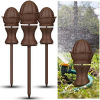 Tandefio 3 Pcs Garden Hose Guide Stake 12 Inch Heavy Duty Resin Hose, Brown by Tandefio
