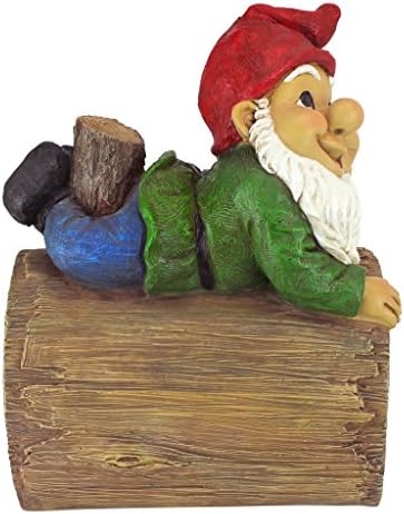 Design Toscano Stormy the Gnome Gutter Guardian Downspout Statue - Image 6