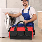 Sanwuta 3 Pack 16 Inch Tool Bags, Classic, Red - Image 5