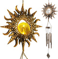 Sun Wind Chimes, Outdoor Solar Wind Chimes, Mothers Gifts, Gifts for Mom, Women, Grandma, Garden Courtyard Lawn Decoration, Thanksgiving Gift, Mother's Day Wind Chime Gift by JOBOSI