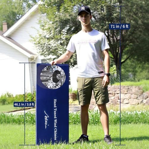 ASTARIN 65 in Wind Chimes for outisde,2.27in Tubes Handcrafted WindChimes - Image 5