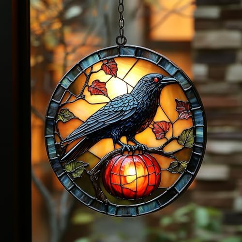 Raven Acrylic Suncatcher by AVAGAN