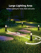 SUNVIE 2-Pack 3W LED Low Voltage Bollard Landscape Pathway Lights, Black - Image 3