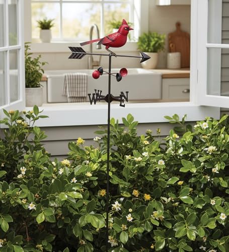 Regal Art & Gift Metal Weathervane Garden Stake, Handcrafted Outdoor Decor - Image 4