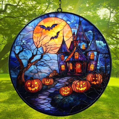 Halloween Gothic Castle Acrylic Suncatcher - Image 3