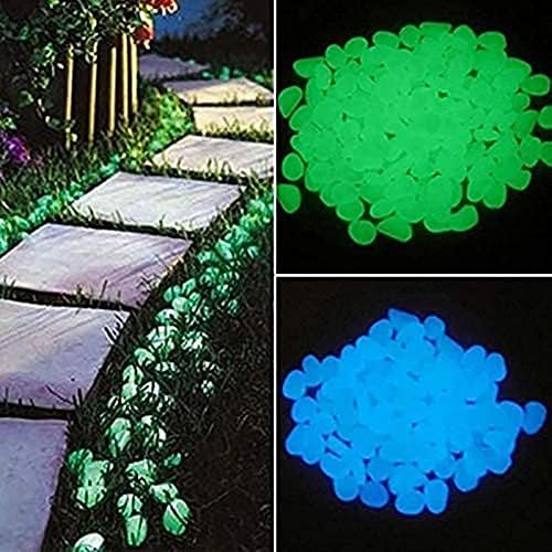 Tophacker Luminous Stones, Pebbles Glow Stones, Glow in The Dark Garden Pebbles, Luminous Stones Rocks for Walkways Garden Path Patio Lawn Garden Yard Decor (Color : B, Size : 500 pcs) - Image 3