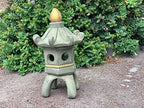 OLOMA Japanese pagoda statue Large pagoda figurine Japanese stone lantern Buddhist pagoda temple Chinese decoration Outdoor sculpture zen garden Furniture for home decor Large japanese pagoda decor - Image 5