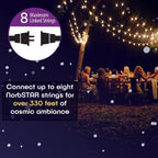 Norb NorbSTAR Star-Filled LED String Lights - Decorative LED 42 Foot Lights for Indoor & Outdoor, Warm White, Perfect for Weddings, Events, Patios, Bedrooms & Ambient Lighting, Energy-Efficient - Image 4
