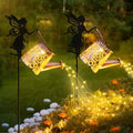 2 Pack Solar Watering Can Lights with Fairy Stakes Gardening Gifts for Mom by Nanzhujin