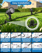 ZZXX All-in-One Low Voltage Landscape Lighting Kit Dusk to Dawn, 8-Pack - Image 6