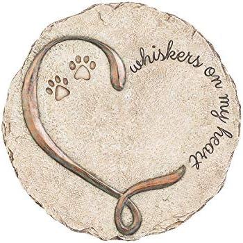 Evergreen Whiskers On My Heart, Garden Stone by EvergreenGarden