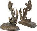 Design Toscano Maritime Anchor Cast Iron Sculptural Bookend Pair by DesignToscano