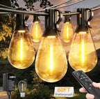 60FT Outdoor String Lights with Remote, LED Patio Lights with20+1 Waterproof S11 Bulbs, Outside Dimmable 2700K Warm White, Timer & 3 Modes,for Backyard Garden Deck Porch Balcony Gazebo Party Decor by Tenmiro