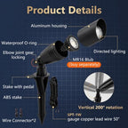 Low Voltage Landscape Lighting,Outdoor Spotlights 12V Uplights - Image 4