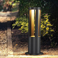 Landscape Path Light Waterproof Bollard Lighting Modern Outdoor Cylindrical Path Light Waterproof Driveway Lamps Hare Wired Landscape Lighting Outside 3000K LED Bollard Lamp For Garden Yard Patio Lawn by SUSSLILighting
