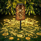 Dragonfly Solar Lantern with Ground Stake, Birthday Gifts for Women by WUEAOA