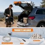 Portable Propane Fire Pit, 19-inch, 60,000 BTU Gas Fire Pit with Fire Pit Cover & Carry Kit, Smokeless Fire Bowl, Outdoor Fire Pit for Camping, Backyard, Patio, Tailgating, RV, Deck - Image 5