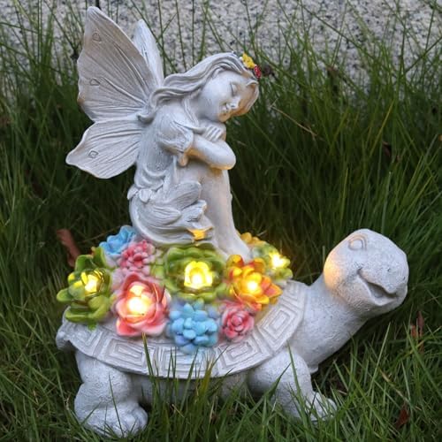 Solar Turtles For Outdoors Solar Turtle Garden Decor Solar Turtle Lights by Sharita