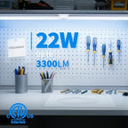 CNSUNWAY LED Shop Light 2FT, 22W 3300LM 6500K, V-Shape T8 LED Tube Lights - Image 5