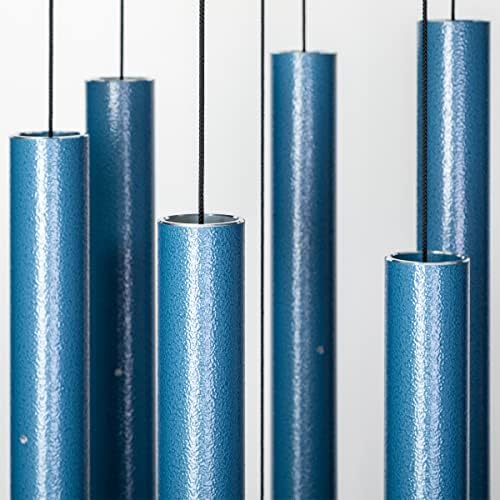 Corinthian Bells by Wind River - 56 inch Sky Blue Wind Chime for Patio, Backyard, Garden, and Outdoor Decor (Aluminum Chime) Made in The USA - Image 2