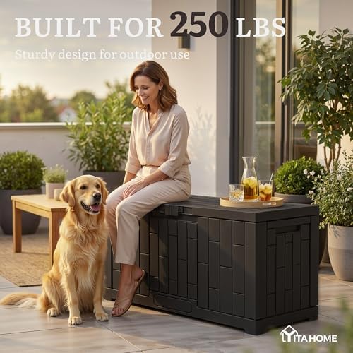 YITAHOME 60 Gallon Outdoor Storage Box - Image 6
