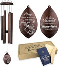 ASTARIN Personalized Sympathy Wind Chime, Deep Tone Wind Chimes for Outside, Sympathy Gifts for Loss of Mom, Bereavement Gifts for Funeral/Condolences/Memorial(Produced in Texas) by Astarin