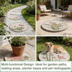 Garden Stepping Stones - Outdoor Landscape Stepping Stones for Courtyard Decoration and Lawn Paving - Image 4