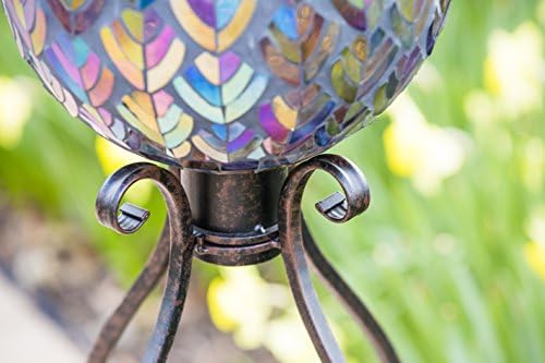 Evergreen Garden Classic Iron Gazing Ball Stand - Image 6