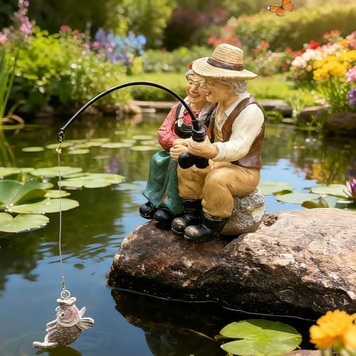 Teaeeno Couple Decor Outdoor, Timeless Moments for A Lifelong Partnership, The Top Choice for Garden/Patio Decor,Gift for Valentine, Wedding for Husband and Wife, Farmhouse Decor - Image 4