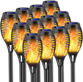 Solar Torch Lights Outdoor, 12 Pack Solar Torch Lights by COCOMOX