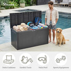 YITAHOME 95 Gallon Outdoor Storage Deck Box - Image 5