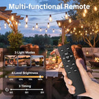 Guhope 102FT String Lights Outdoor with Waterproof Edison Bulbs 2200k - Image 4