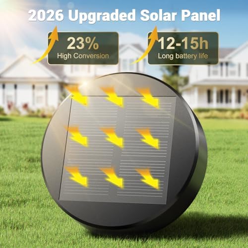 Amzarp 16 Pack Solar Garden Lights, Outdoor Bright LED Solar Pathway Lights - Image 2